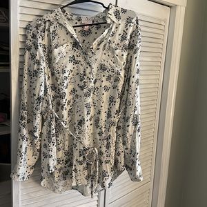 Maternity Floral Print Long Sleeve